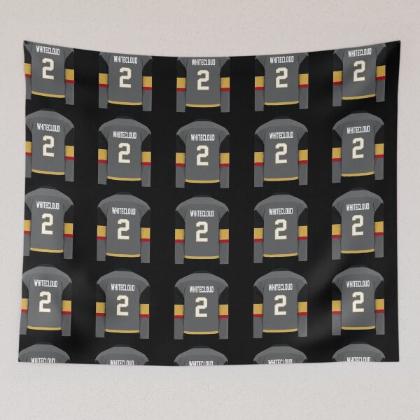 Item preview, Zach Whitecloud Jersey Sticker designed and sold by VegasKnights.