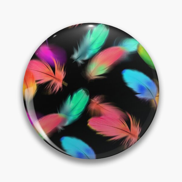 Item preview, Colourful feathers - design  designed and sold by Mahea Mim.