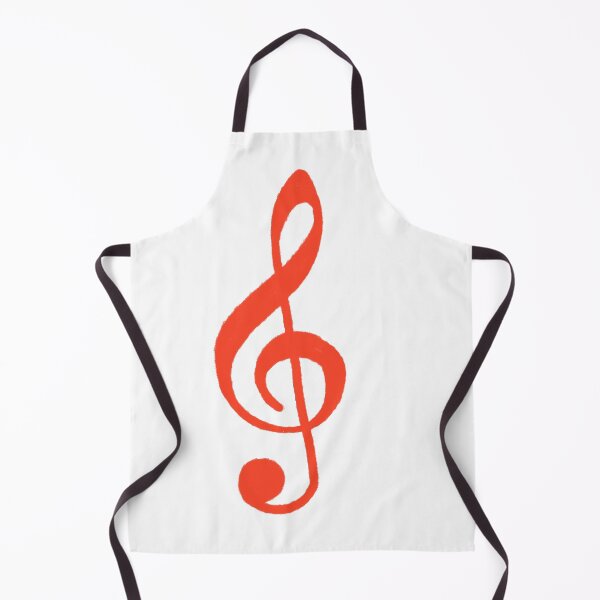 Item preview, Treble Clef Red designed and sold by freshngroovy.