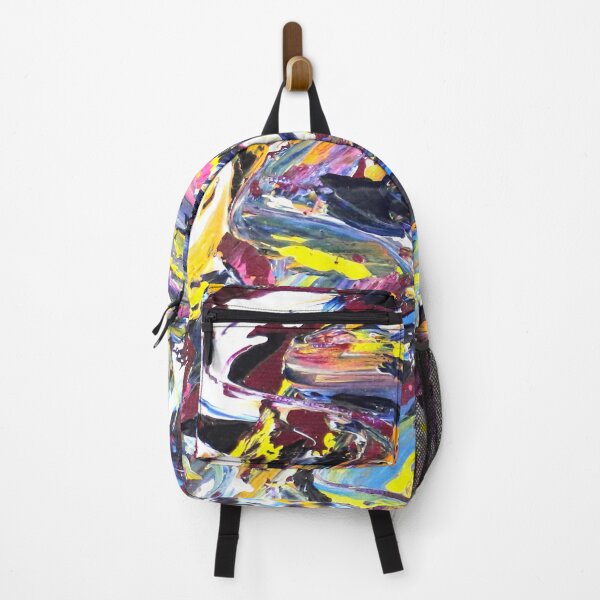Item preview, Rainbow Abstract Art with Acrylic Paint designed and sold by Kitslam Art.