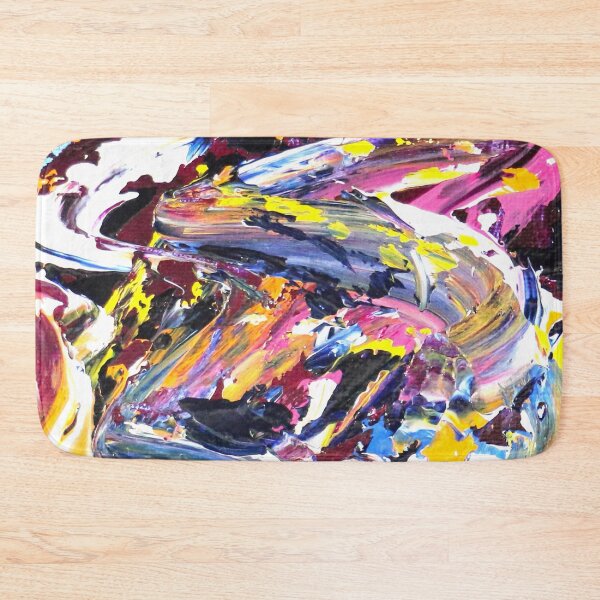 Item preview, Rainbow Abstract Art with Acrylic Paint designed and sold by Kitslam Art.