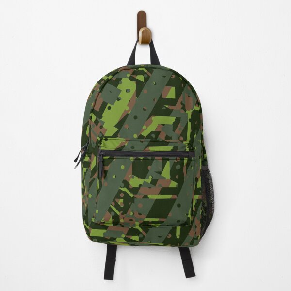 Item preview, Geometric Green Camouflage Print Pattern designed and sold by RootSquare.