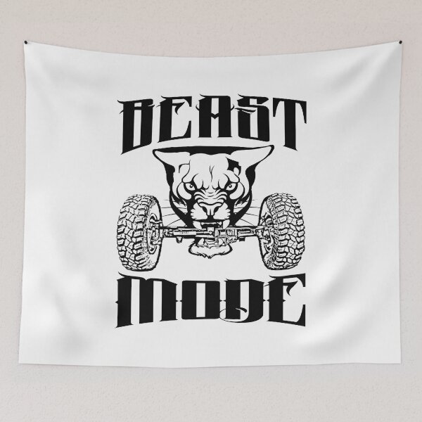 Item preview, Offroad; Beast Mode; Black; designed and sold by StickerApe.