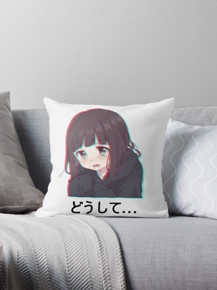 Anime Menhera chan sad why | Photographic Print