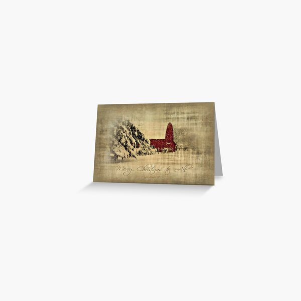 Merry Christmas and Happy Holidays to all! Greeting Card