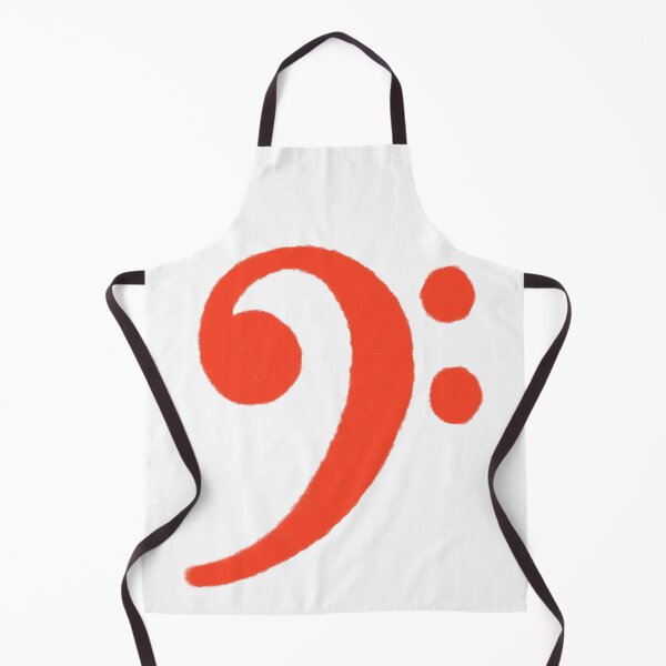 Item preview, Bass Clef Red designed and sold by freshngroovy.
