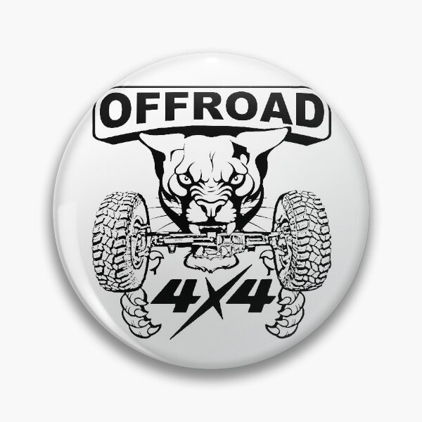 Item preview, Offroad; 4 x 4; Black; designed and sold by StickerApe.