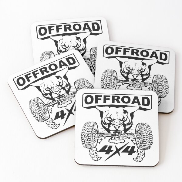 Item preview, Offroad; 4 x 4; Black; designed and sold by StickerApe.