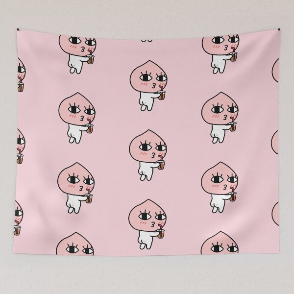 Item preview, Apeach with Iced Coffee designed and sold by smileyfriend.