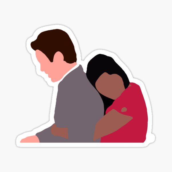 Delena Rain Kiss Sticker for Sale by Sofmacias