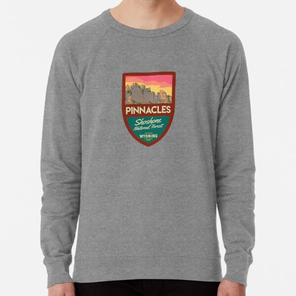 The Pinnacle Buttes, Wyoming Lightweight Sweatshirt