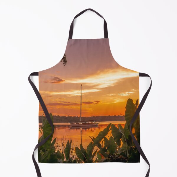 Item preview, River life at anchor watching the summer sun setting designed and sold by Steven Kight.