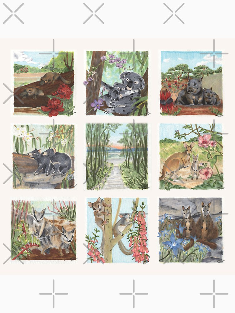 Thumbnail 7 of 7, Classic T-Shirt, States and Territories of Australia designed and sold by ddanyen.