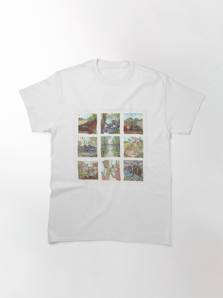 Thumbnail 3 of 7, Classic T-Shirt, States and Territories of Australia designed and sold by ddanyen.