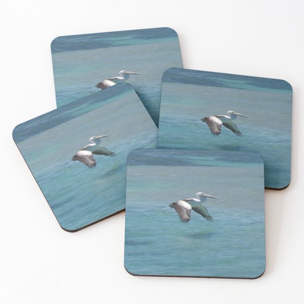 Item preview, Flying Pelican Over Shoalwater, Western Australia designed and sold by lezvee.