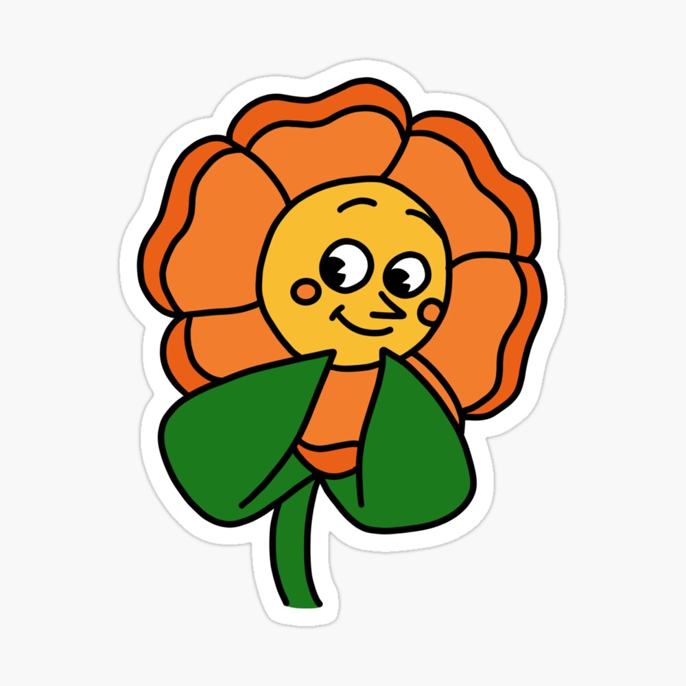 Cheeky Flower Meme Magnet for Sale by smileyfriend | Redbubble