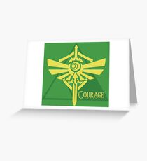 Triforce des Mutes Grußkarte