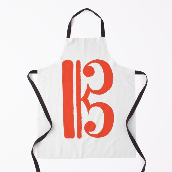 Item preview, Alto or Tenor Clef Red designed and sold by freshngroovy.