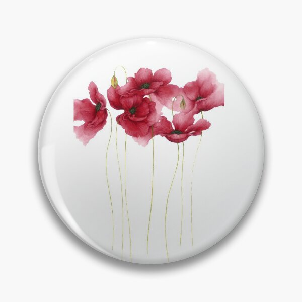 Item preview, Watercolor painting Flower Drawing Art, Watercolor flowers, pink petaled flower designed and sold by Halalolo.