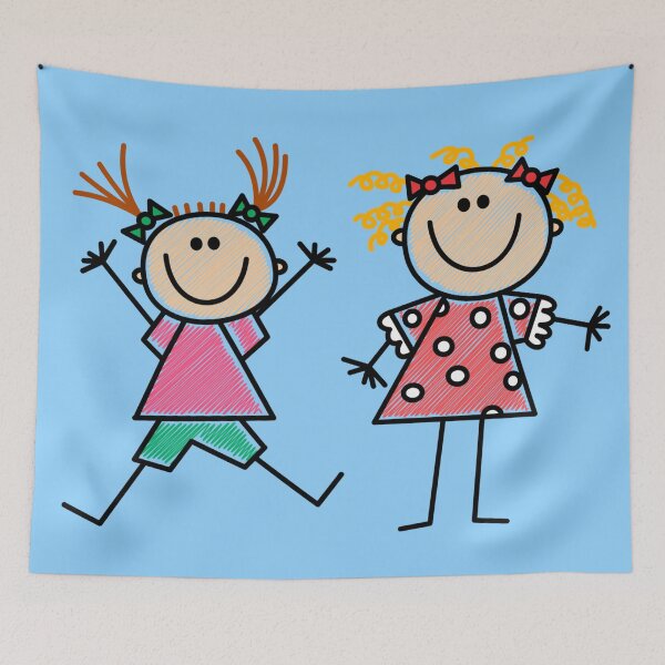 Item preview, Stick Kiddos - Jump of joy and BFF - A Charlie Brown inspired collection. designed and sold by Pinkaudi.