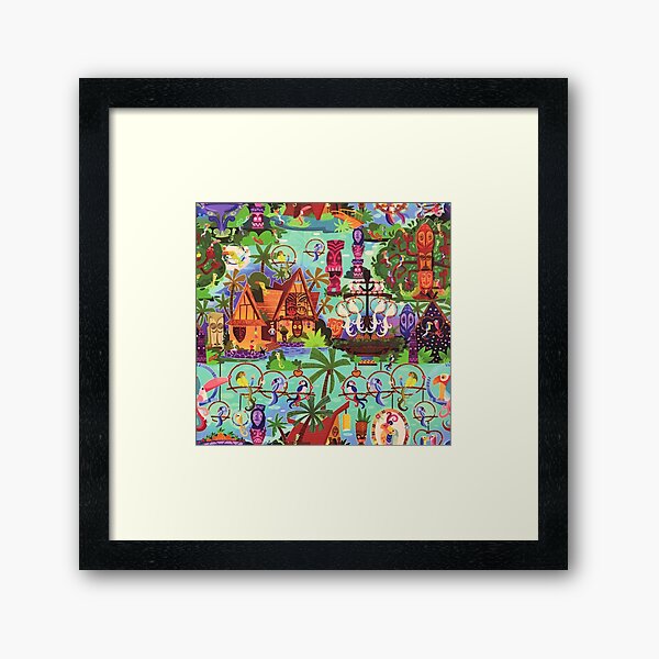 Item preview, The ORIGINAL Enchanted Tiki Room Collage designed and sold by Disney1955Fan.