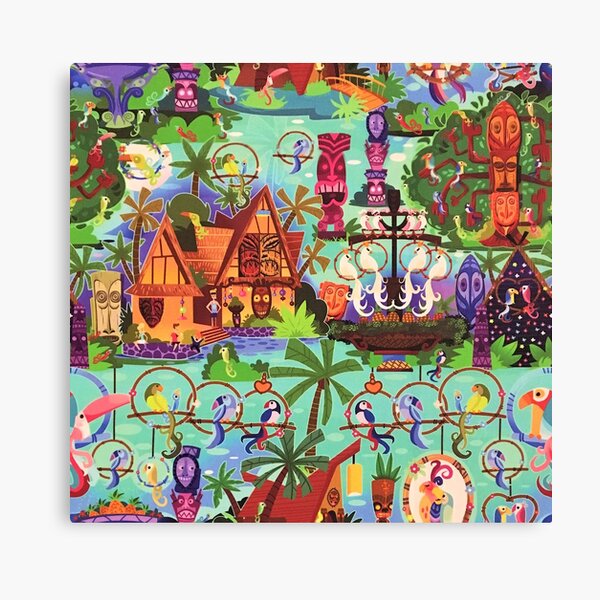 Item preview, The ORIGINAL Enchanted Tiki Room Collage designed and sold by Disney1955Fan.