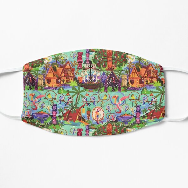 The ORIGINAL Enchanted Tiki Room Collage Flat Mask