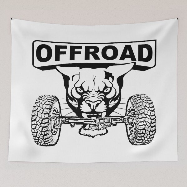 Item preview, Offroad; Cougar; Black; designed and sold by StickerApe.