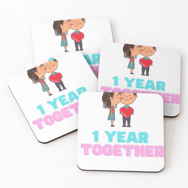 Item preview, 1 Year Together Shirt designed and sold by therdsak thongdonkhan.