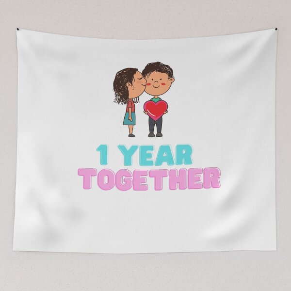 Item preview, 1 Year Together Shirt designed and sold by therdsak thongdonkhan.
