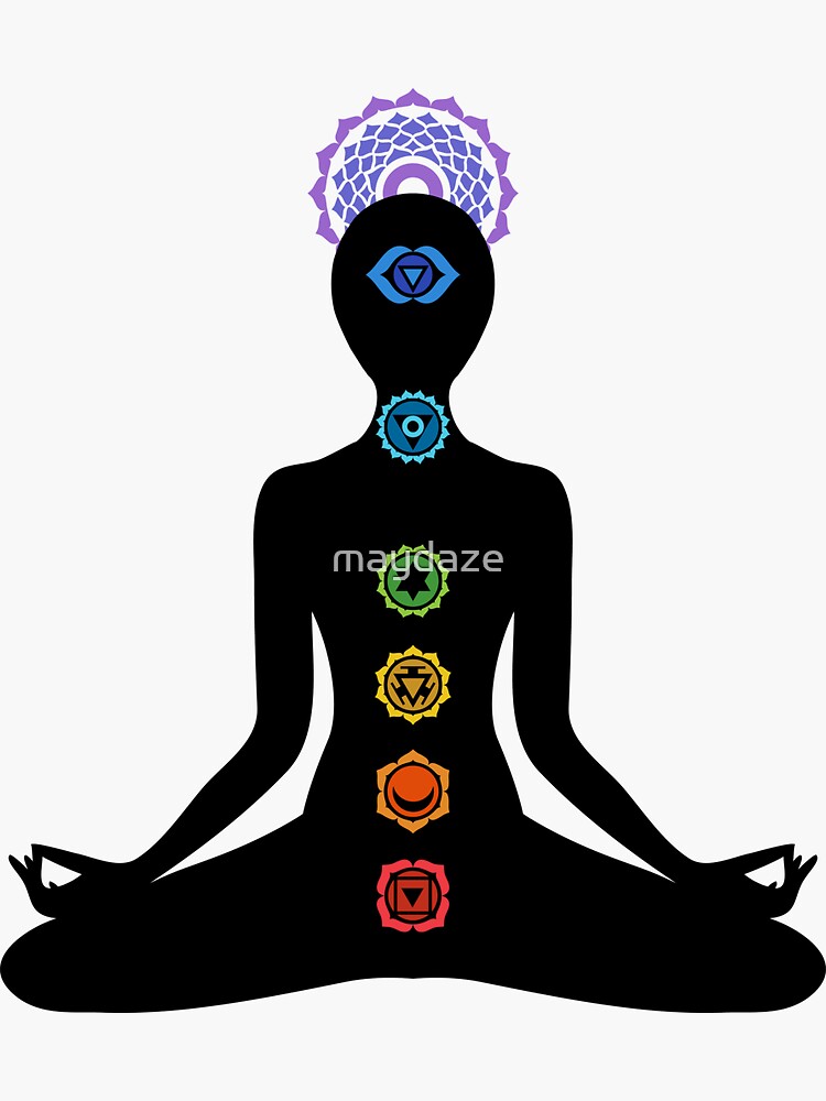 Pack of 100 Yoga Stickers, Vinyl, Waterproof Chakra-Themed Decals, Perfect  for Adults, Teens, and Kids, Ideal for Laptops, Water Bottles, Phones