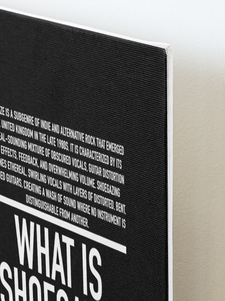 "Shoegaze Definition" Mounted Print for Sale by HiddenVerb Redbubble