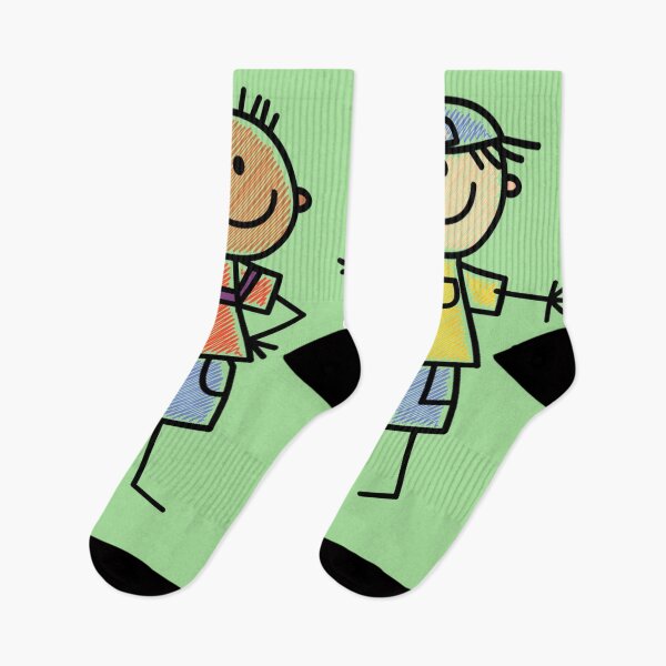 Item preview, Stick Kiddos - Jump of joy and BFF - A Charlie Brown inspired collection. designed and sold by Pinkaudi.