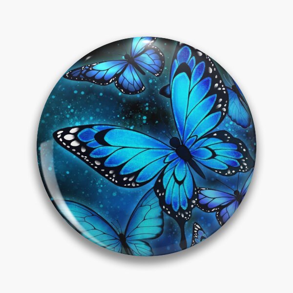 Item preview, Blue Butterfly - Space Edition designed and sold by dawnshue.