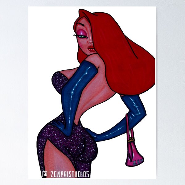 Jessica Rabbit  Poster for Sale by Ddromero13