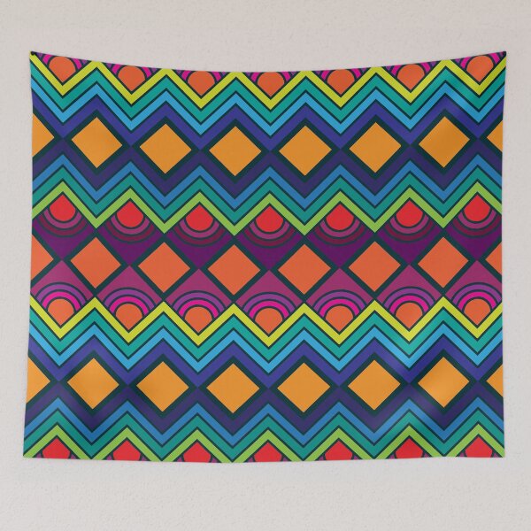 Item preview, abstract tribe pattern version 1 designed and sold by xeravin.