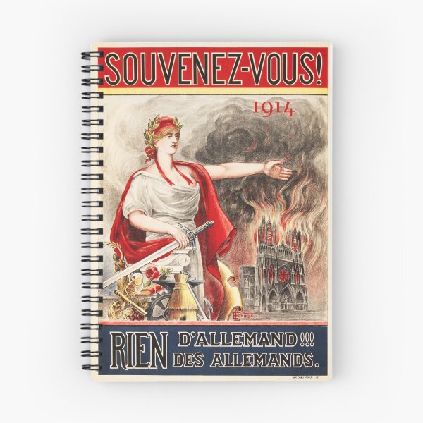 Item preview, SOUVENEZ-VOUS! Rien Des Allemands! 1914 World War French Propaganda  designed and sold by retroposters.