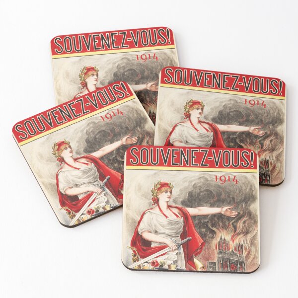 Item preview, SOUVENEZ-VOUS! Rien Des Allemands! 1914 World War French Propaganda  designed and sold by retroposters.
