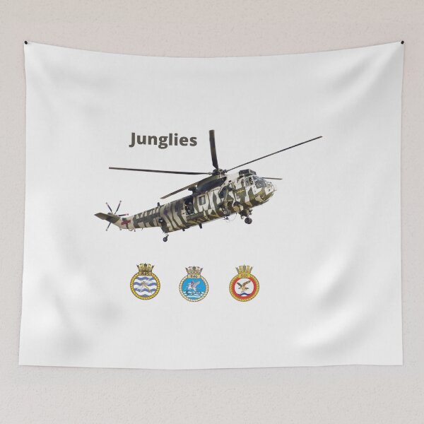 Item preview, Royal Navy Sea King Mk4 Helicopter 845 846 848 designed and sold by Bagsyrose.