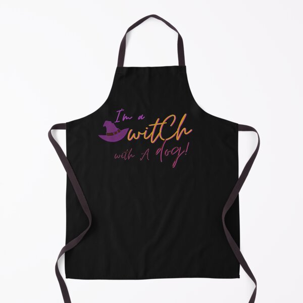 Item preview, witch with a dog Halloween shirt designed and sold by fitpress.