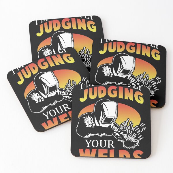 Item preview, Funny Gift Welder design | I'm Silently Judging Your Welds graphic designed and sold by Lisbob.