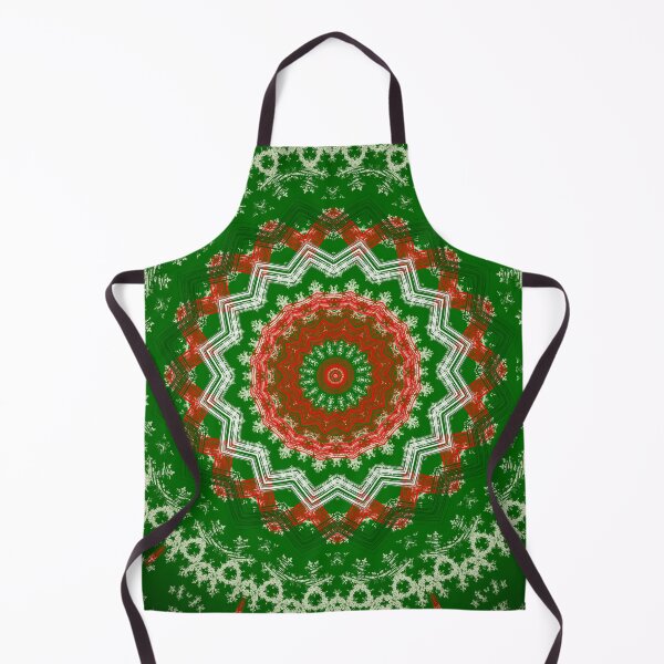 Item preview, Holiday Green Red Mandala designed and sold by Sheila Wenzel Ganny.