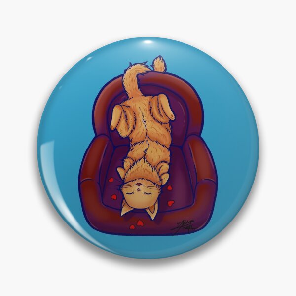 Item preview, Cute Couch Potato Cat Illustration designed and sold by ZaryaKiqo.