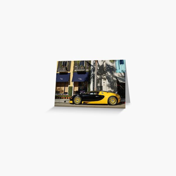 Bugatti Veyron Greeting Card