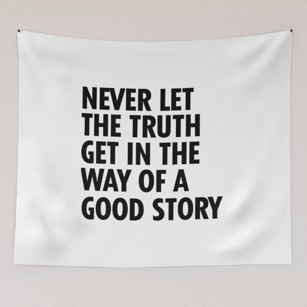 Item preview, Apropos of nothing: tell me sweet little lies, designed and sold by halibutgoatramb.