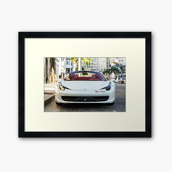Ferrari 458 Spider Framed Art Print