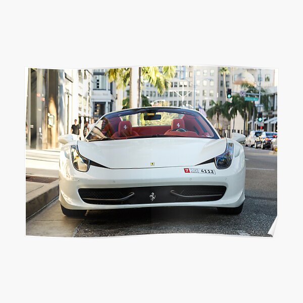Ferrari 458 Spider Poster