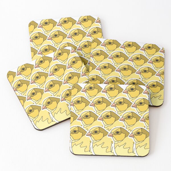 Item preview, Yellow Canary Pattern designed and sold by AdoraBirdArt.