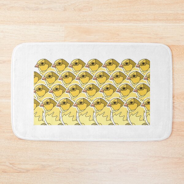 Item preview, Yellow Canary Pattern designed and sold by AdoraBirdArt.