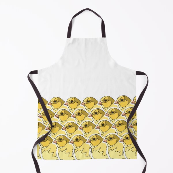 Item preview, Yellow Canary Pattern designed and sold by AdoraBirdArt.